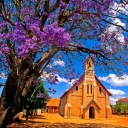 Eglise à Ambalavao, Madagascar